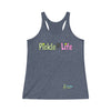 Ladies - Pickle Life -Racerback - TriBlend